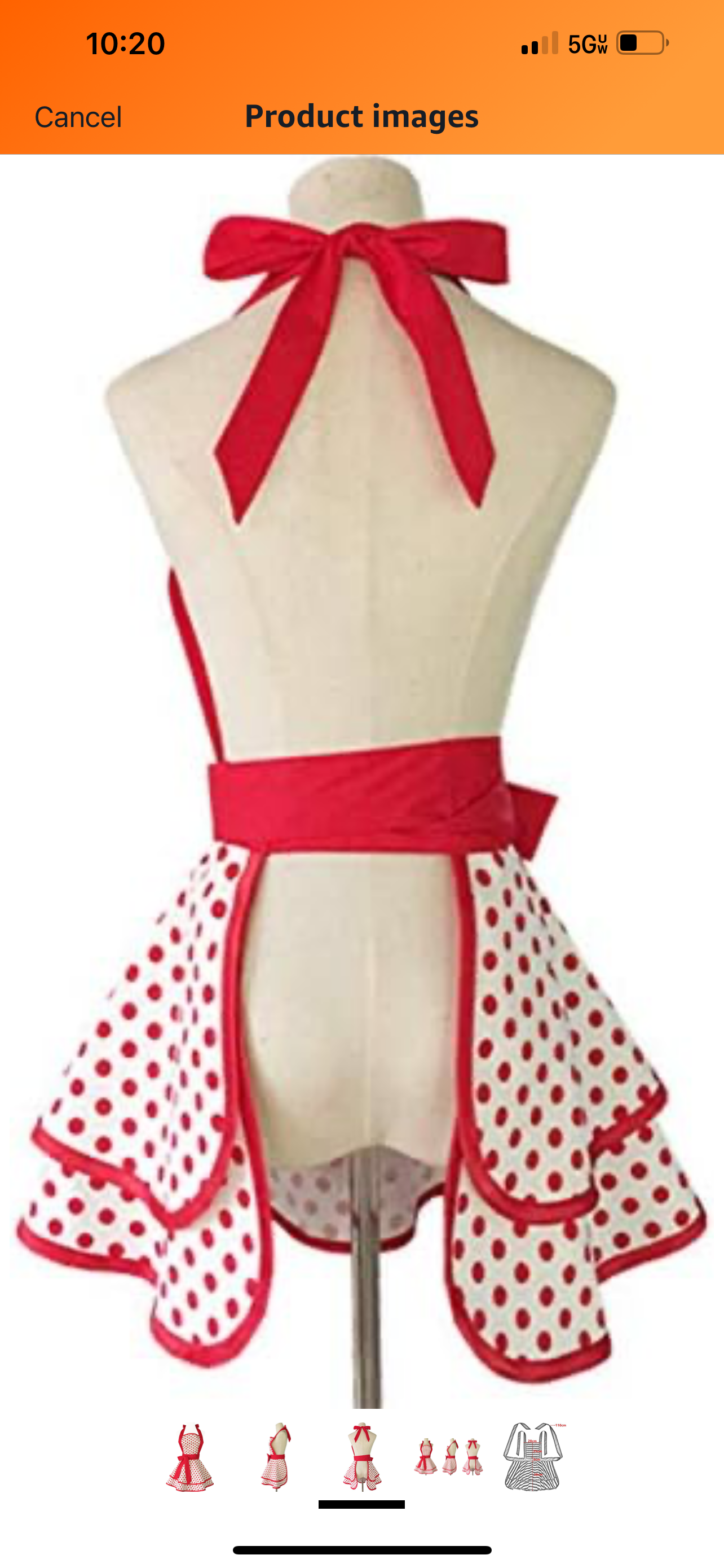 Red Polka Dot Apron