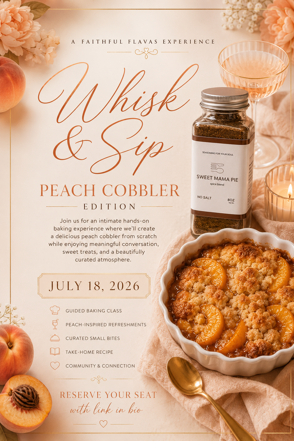 Whisk & Sip cooking class