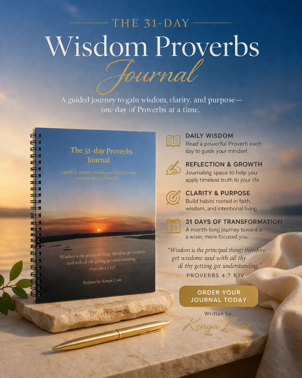31 day Wisdom Journal - E BOOK
