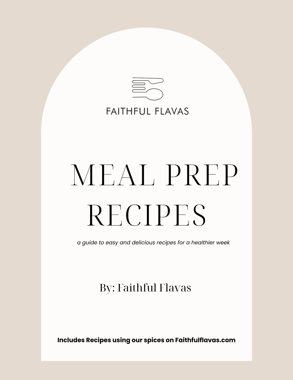 Meal Prep E-book